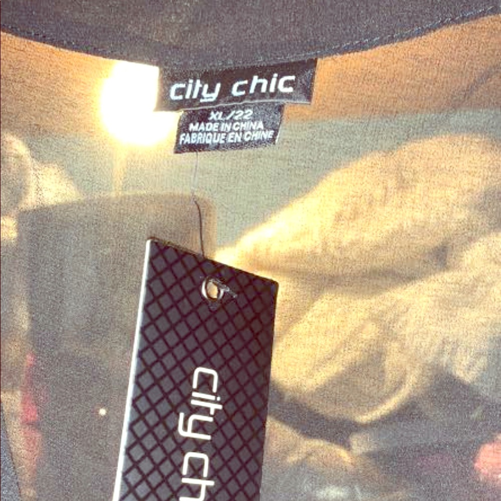 City Chic Chiffon Shrug